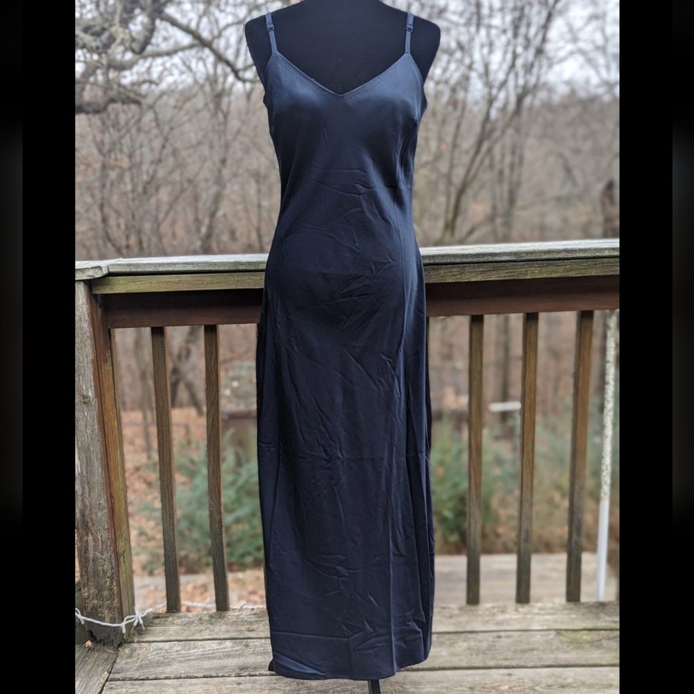 Sanctuary slip midi dress Navy Reflection
